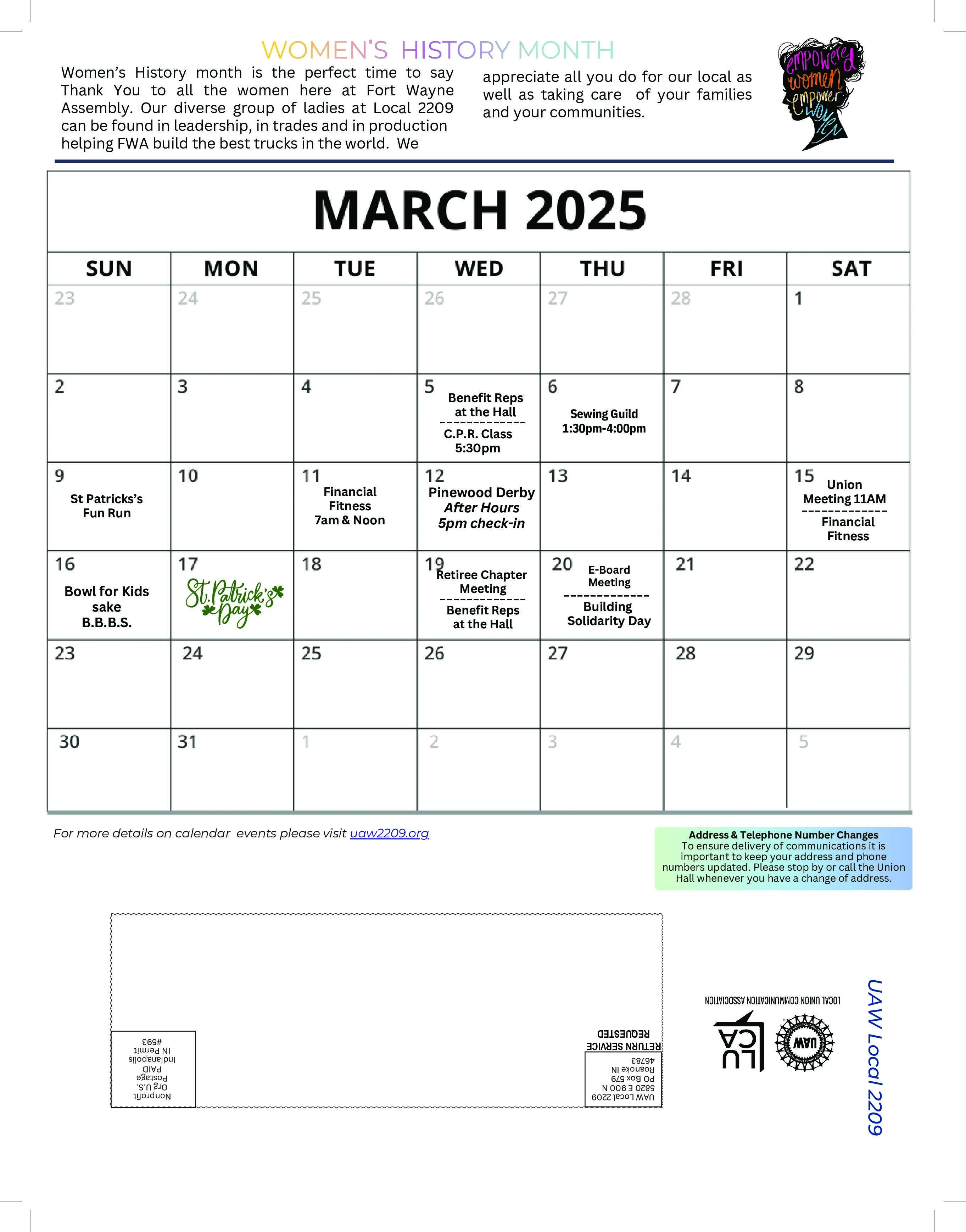 March Newsletter