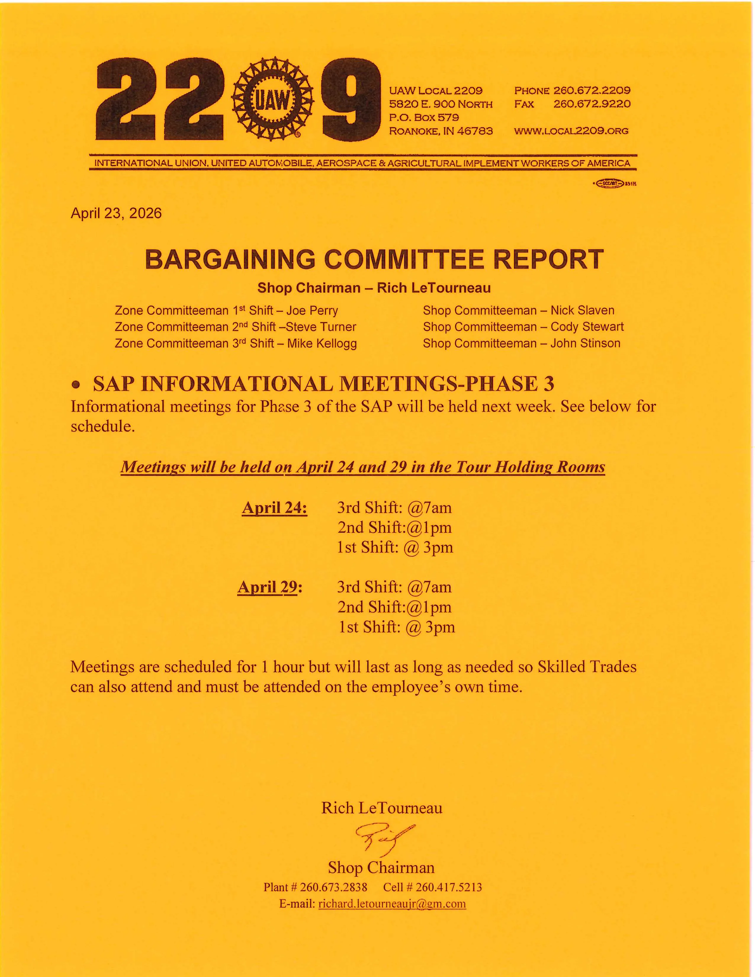 Bargaining Report 4 23 26