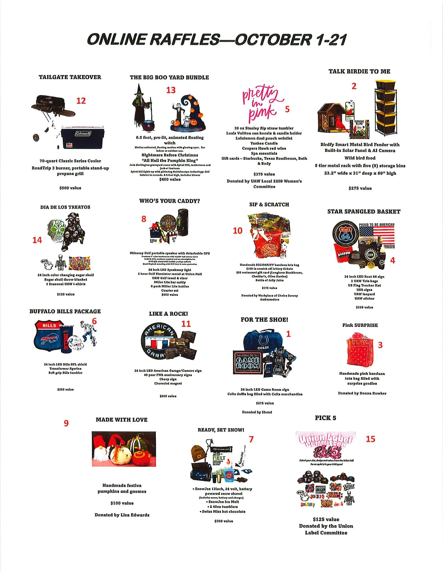 RAFFLE PACKAGES