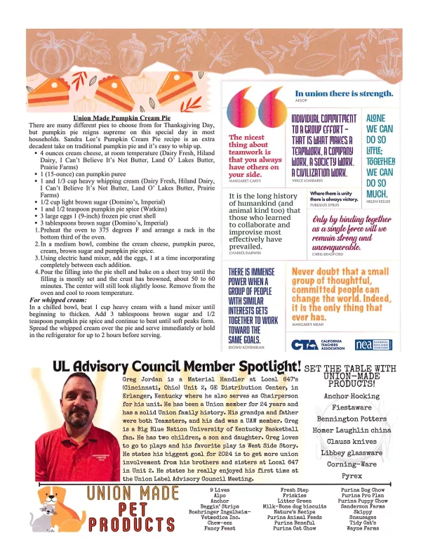 Fall Union Label Newsletter pg 2